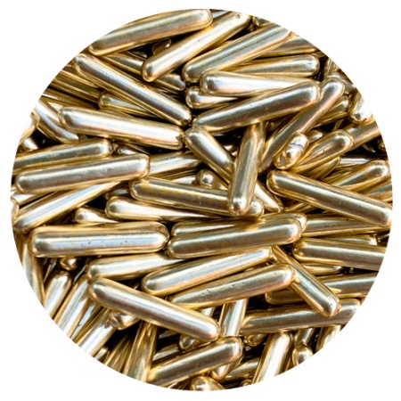 Сахарная посыпка MIXIE Волшебные палочки золото 50 гр